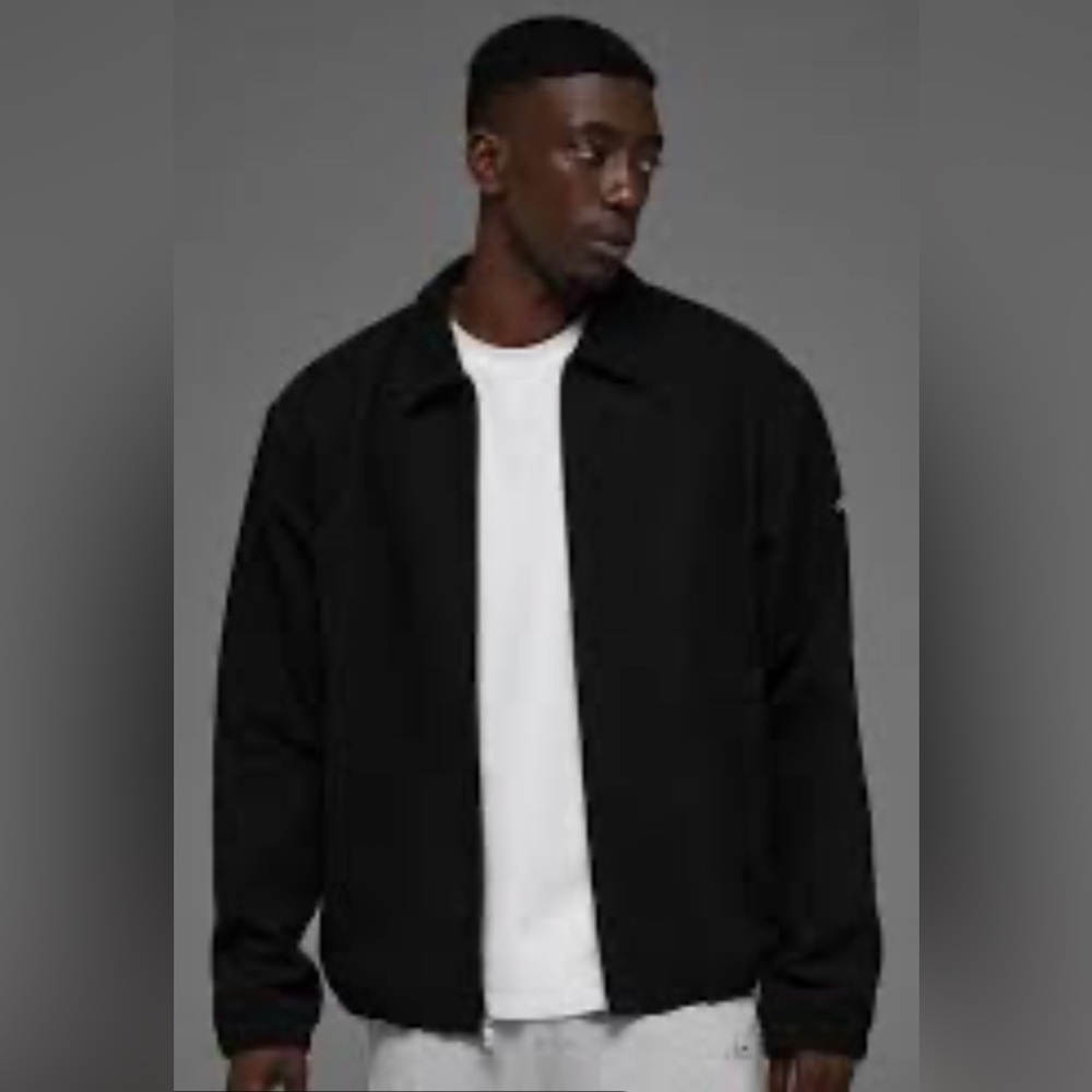 Alo NWOT Men's Black Full Zipper Jacket with Pockets Size M